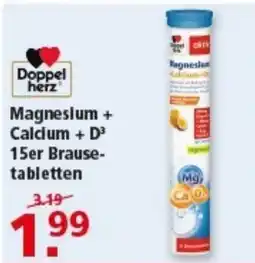 Multi Markt Doppelherz Magnesium + Calcium + D³ Angebot