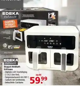Multi Markt EDEKA zuhause Doppel-Heißluft-Fritteuse Angebot