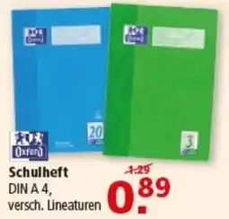 Multi Markt Oxford Schulheft Angebot