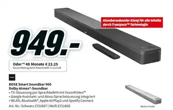 MediaMarkt Bose smart soundbar 900 dolby atmos-soundbar Angebot