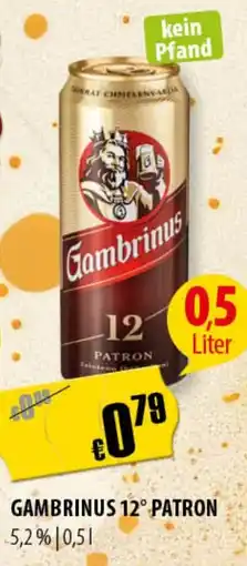 FreeOneShop Gambrinus 12° Patron Angebot