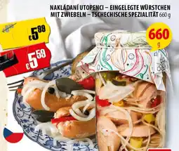 FreeOneShop NAKLÁDANÍ UTOPENCI - EINGELEGTE WÜRSTCHEN MIT ZWIEBELN - TCHECHISCHE SPEZIALITÄT Angebot
