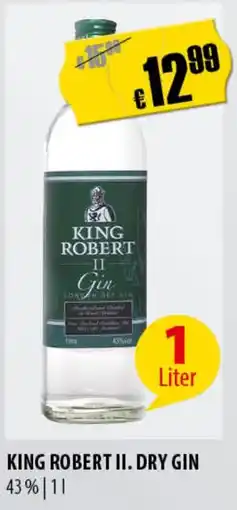 FreeOneShop KING ROBERT II. DRY GIN Angebot