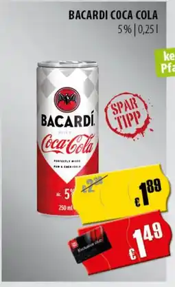 FreeOneShop BACARDI COCA COLA Angebot