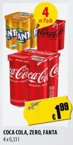 FreeOneShop Coca Cola, Zero, Fanta Angebot