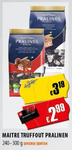FreeOneShop MAITRE TRUFFOUT PRALINEN Angebot