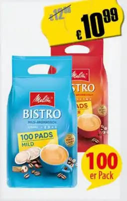 FreeOneShop Melitta Bistro Mild-Aromatisch Angebot