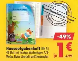 Mäc Geiz Hausaufgabenheft Angebot
