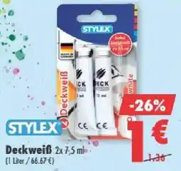 Mäc Geiz STYLEX Deckweiß Angebot