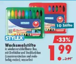 Mäc Geiz STYLEX Wachsmalstifte Angebot