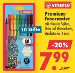 Mäc Geiz STABILO Premium-Fasermaler Angebot