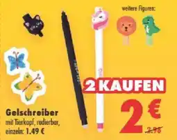 Mäc Geiz Gelschreiber mit Tierkopf Angebot