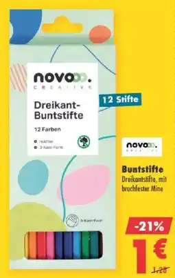 Mäc Geiz novoo. CREATIVE Dreikant-Buntstifte Angebot