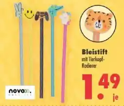 Mäc Geiz Bleistift mit Tierkopf-Radierer Angebot