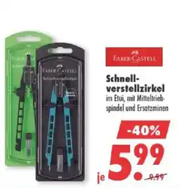 Mäc Geiz Faber-Castell Schnellverstellzirkel Angebot
