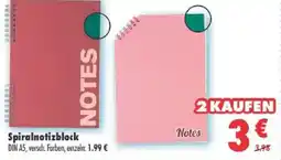 Mäc Geiz Notes Spiralnotizblock Angebot
