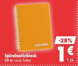 Mäc Geiz Spiralnotizblock novoo Angebot