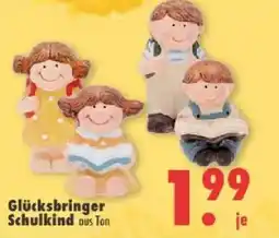 Mäc Geiz Glücksbringer Schulkind aus Ton Angebot