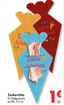 Mäc Geiz Zuckertüte für Geldgeschenke, aus Filz Angebot
