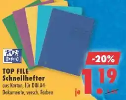 Mäc Geiz Oxford TOP FILE Schnellhefter Angebot
