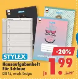 Mäc Geiz STYLEX Hausaufgabenheft Für Schlaue Angebot