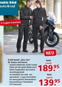 Multi Markt Textil-Kombi "Riva Lite" für Damen und Herren Angebot