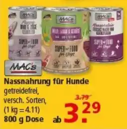 Multi Markt MAC's Nassnahrung für Hunde Angebot