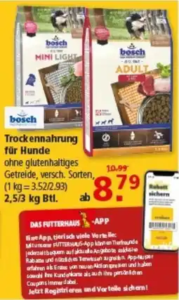 Multi Markt bosch Trockennahrung für Hunde Angebot