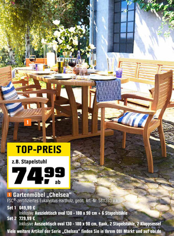 OBI Gartenmöbel ,,Chelsea" Angebot