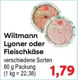 Konsum Leipzig Wiltmann Lyoner oder Fleischkäse Angebot