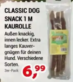 Zookauf CLASSIC DOG SNACK 1 M KAULOLLE Angebot