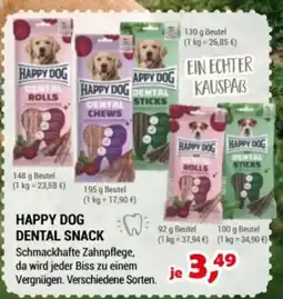 Zookauf HAPPY DOG DENTAL SNACK Angebot