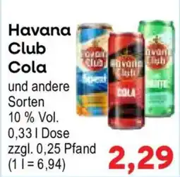 Konsum Leipzig Havana Club Cola Angebot