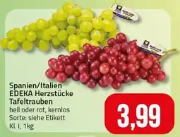 Ihr Frischmarkt EDEKA Herzstücke Tafeltrauben Angebot