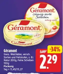 Edeka Center Géramont franz. Weichkäse Angebot