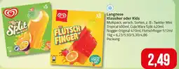 Ihr Frischmarkt Langnese Klassiker oder Kids Angebot