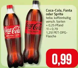 Ihr Frischmarkt Coca-Cola, Fanta oder Sprite Angebot