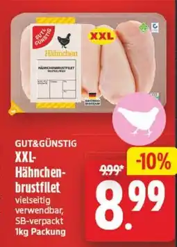 Edeka Center GUT&GÜNSTIG Hähnchen-brustfilet Angebot