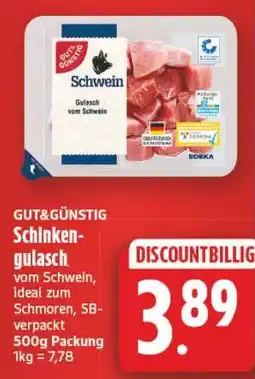 Edeka Center Schinken-gulasch vom Schwein Angebot