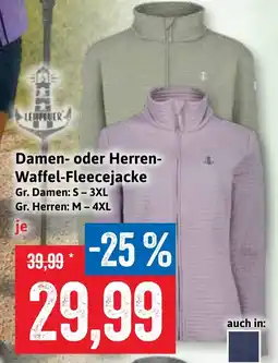 Stolz LEHFEUER Damen- o. Herren Waffel-Fleecejacke Angebot