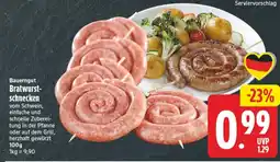 Edeka Center Bauerngut Bratwurstschnecken Angebot