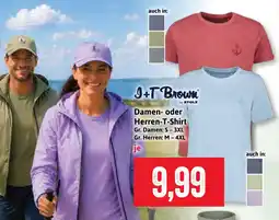 Stolz I+T Brown Damen- oder Herren-T-Shirt Angebot