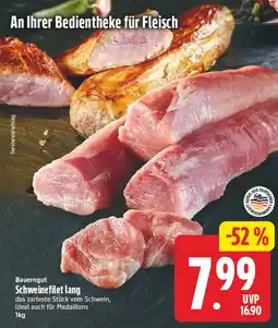 Edeka Center Bauerngut Schweinefilet lang Angebot