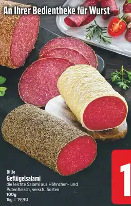 Edeka Center Bille Geflügelsalami Angebot