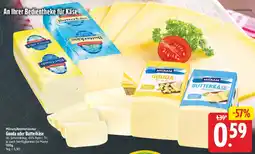 Edeka Center Milram/Ammerländer Gouda oder Butterkäse Angebot