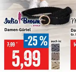 Stolz Julia Brown Damen-Gürtel Angebot