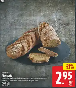 Edeka Center Schäfer's Ähren gold** Angebot