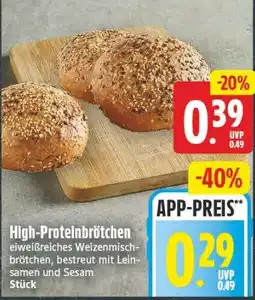 Edeka Center High-Proteinbrötchen Angebot
