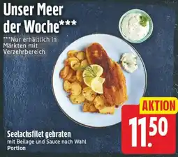 Edeka Center Seelachsfilet gebraten Angebot