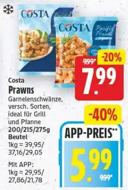 Edeka Center Costa Prawns Angebot